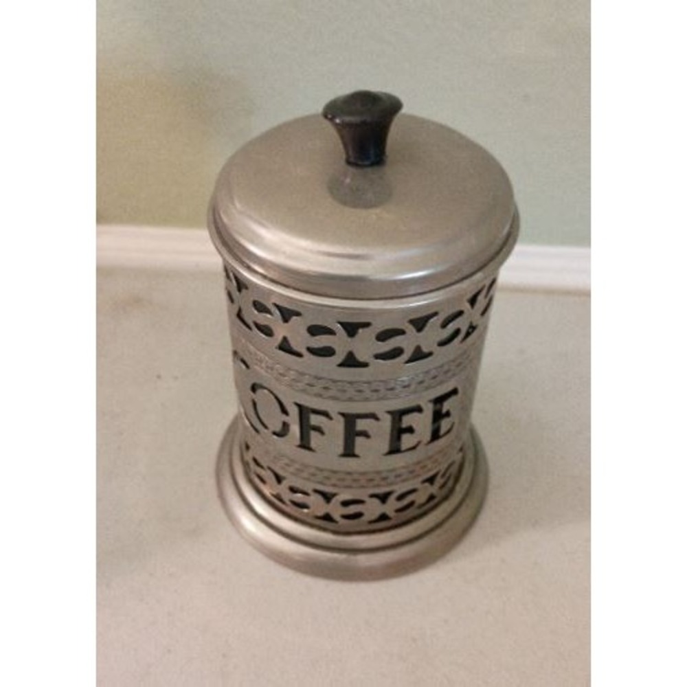 Vintage Sheffield Small Coffee Canister